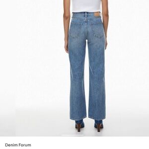 Denim Forum The Farrah High Rise Wide Leg 32L